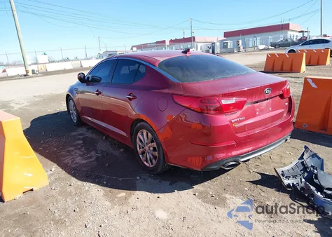 2015 Kia Optima Lx z USA, uszkodzony, nr VIN 5XXGM4A72FG472455